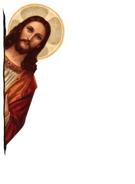 Jesus Peeking